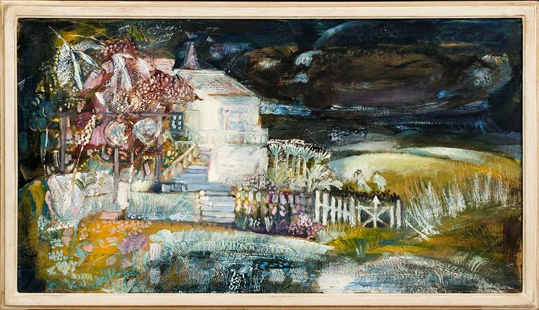 MATSOLA BURMAN, olja på duk, signerad.