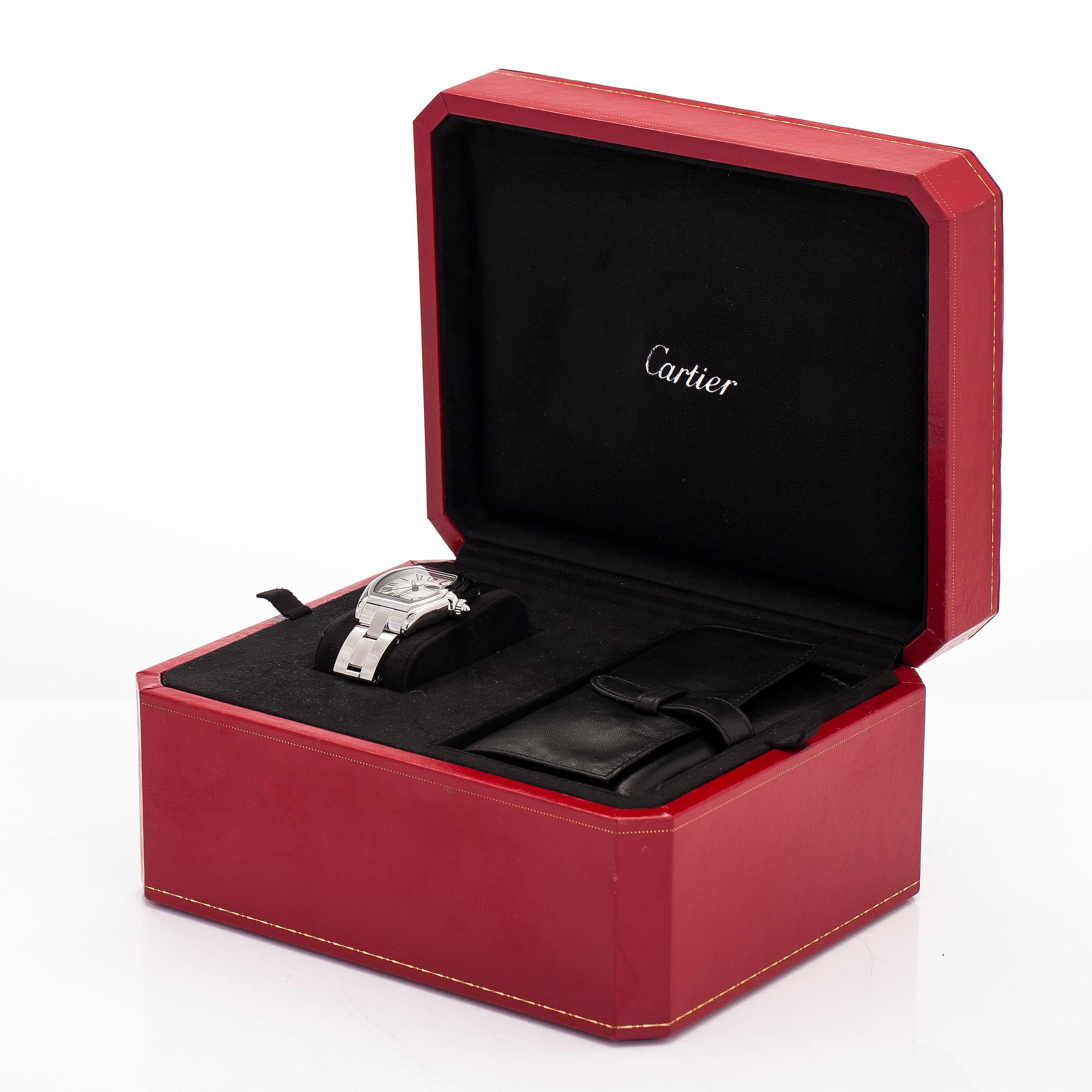 Cartier, Roadster, wristwatch, 38 mm.