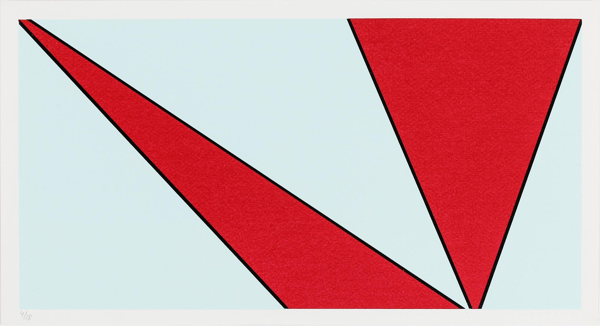 OLLE BAERTLING, färgserigrafi, numrerad med blyerts 4/21, blindstämpel Baertling Foundation.