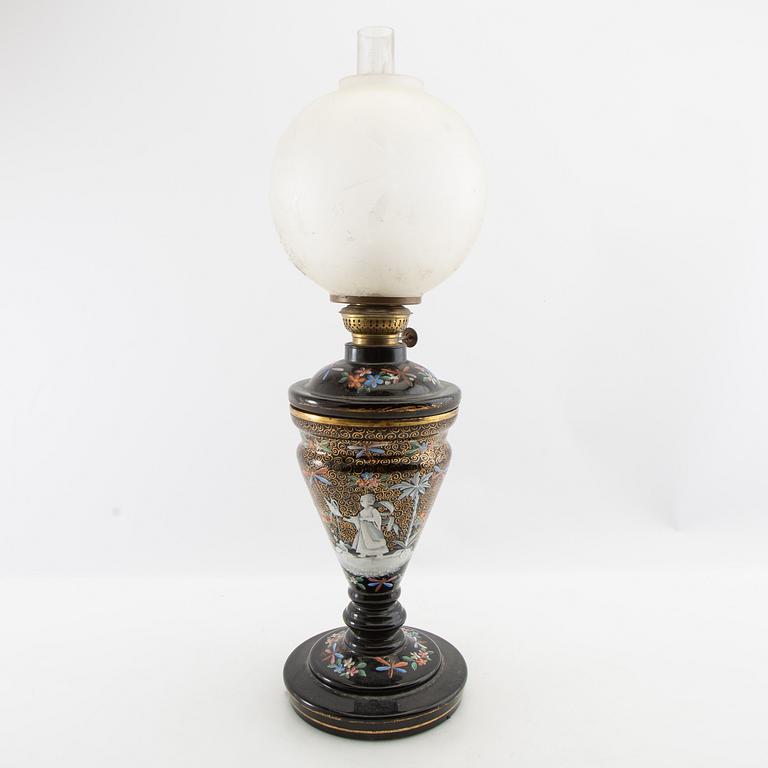 Table foot lamp around 1900.