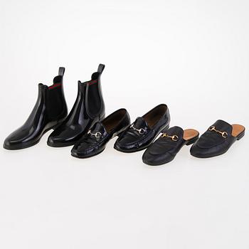 GUCCI Three Pairs of Shoes in size 40.