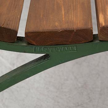 A garden sofa, Näfveqvarns Bruk, 20th Century.