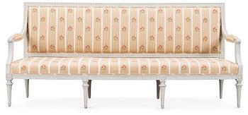 664. A Gustavian sofa by J. Lindgren.