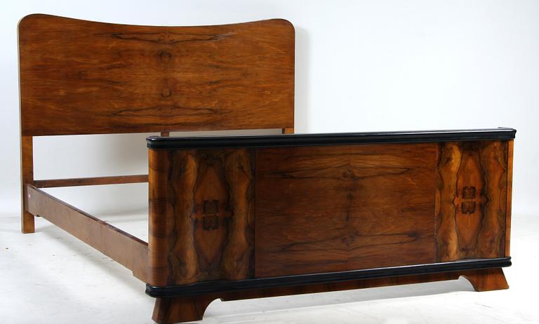 SOVRUMSMÖBLEMANG, 5 delar, art deco-stil, 1900-talets tredje kvartal.