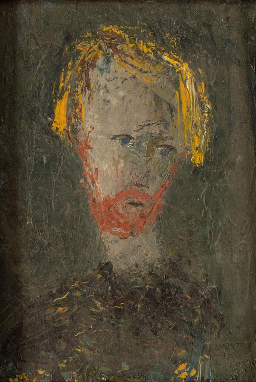 Christer Strömholm, oil on panel, signed and dated -46.