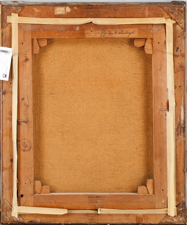 LOUIS SPARRE, olja på duk, sign o dat. 1918.