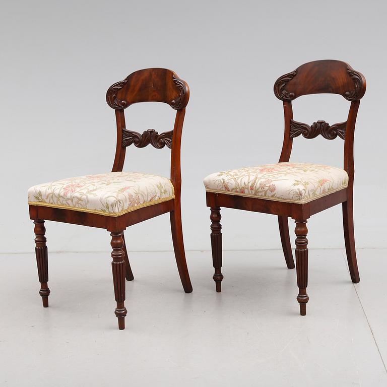 STOLAR, 4 st, senempire, 1800-talets mitt.