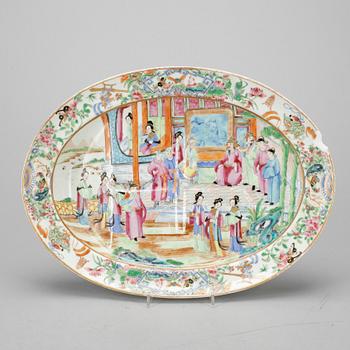 FAT, porslin, Kanton, Kina, 1800-tal.