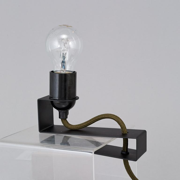 ANDREAS MARTIN-LÖF, a "Clamp Lamp, Studio Item No 01, Black Edition", AML Studio 2014. Limited edition of ca 50.