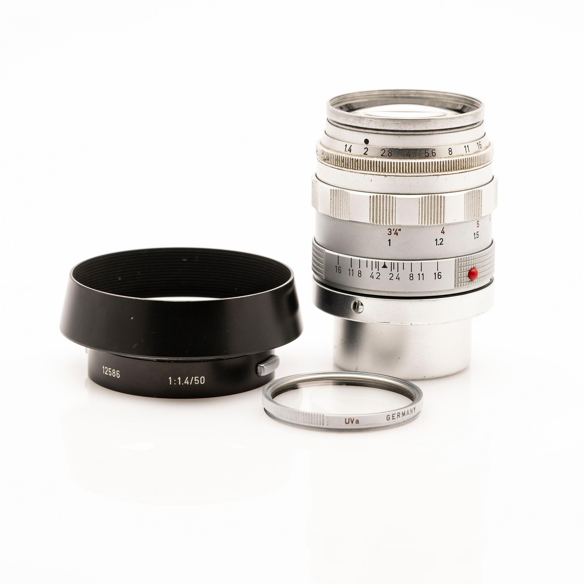 Summilux 1:1.4/50 Leitz Wetzlar.