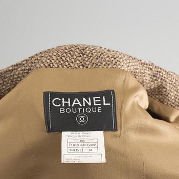 A Chanel wool jacket.