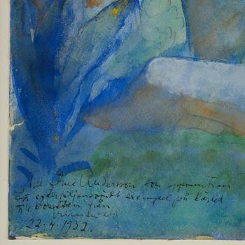 Isaac Grünewald, Reclining Nude.