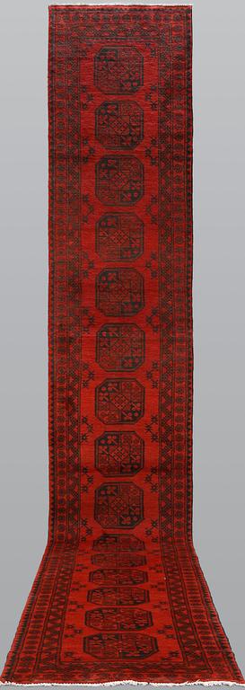 Gallerimatta, Afghan, ca 575 x 78 cm.