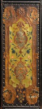 GYLLENLÄDER, 3 st. 1700-tal. Nordeuropa.