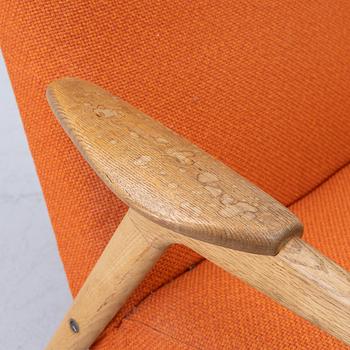 Yngve Ekström, Armchair with footstool, "Ruster", Swedese, 1950s/60s.