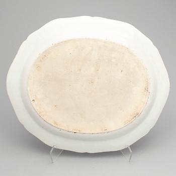 STEKFAT, ett par, porslin, kompaniporslin, Kina sent 1700-tal.