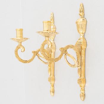 Appliquer, ett par, "Törne", ur IKEAs 1700-talsserie, 1990-tal.