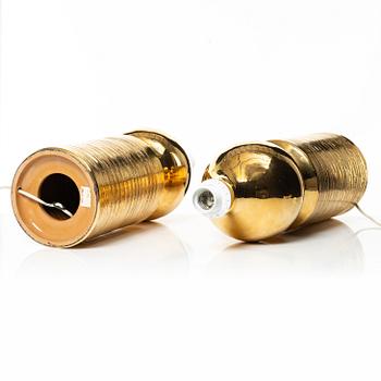 Bordslampor, ett par, Bitossi, Italien, 1900-talets andra hälft.