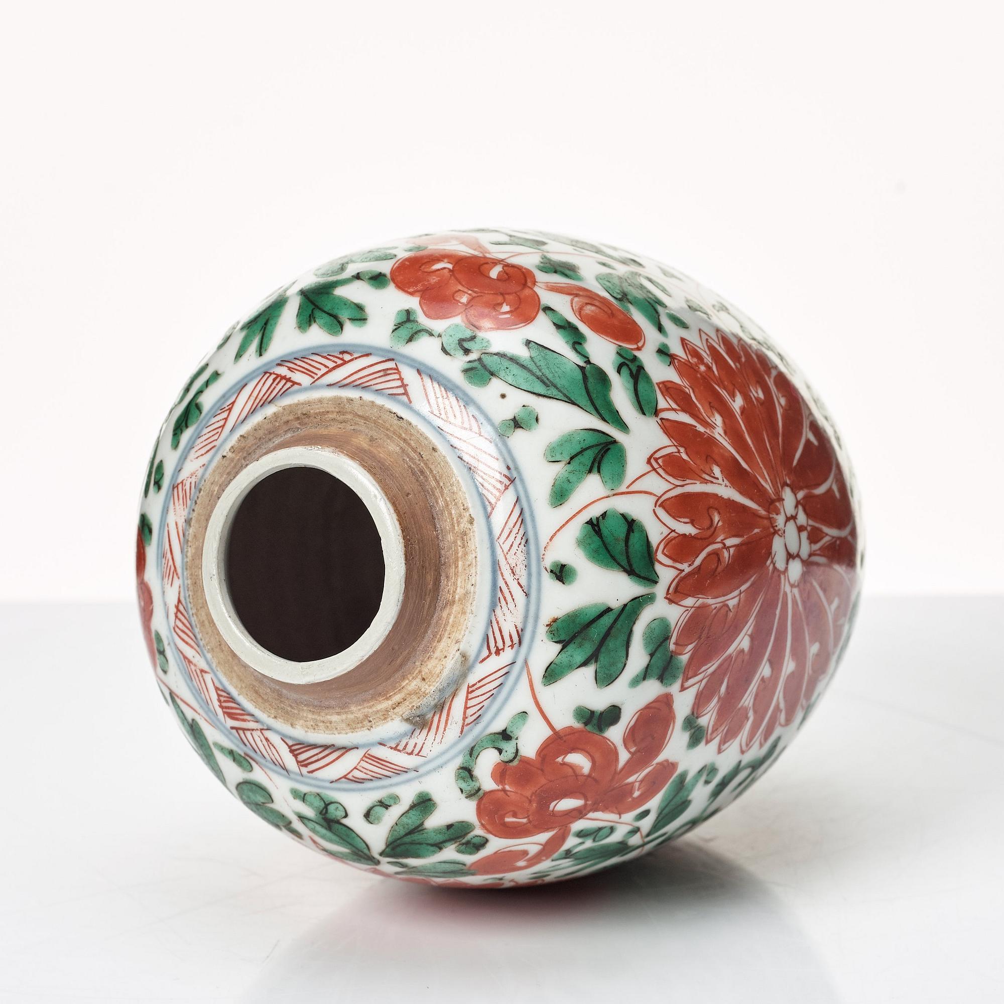 Tekruka, porslin. Transition, 1600-tal.