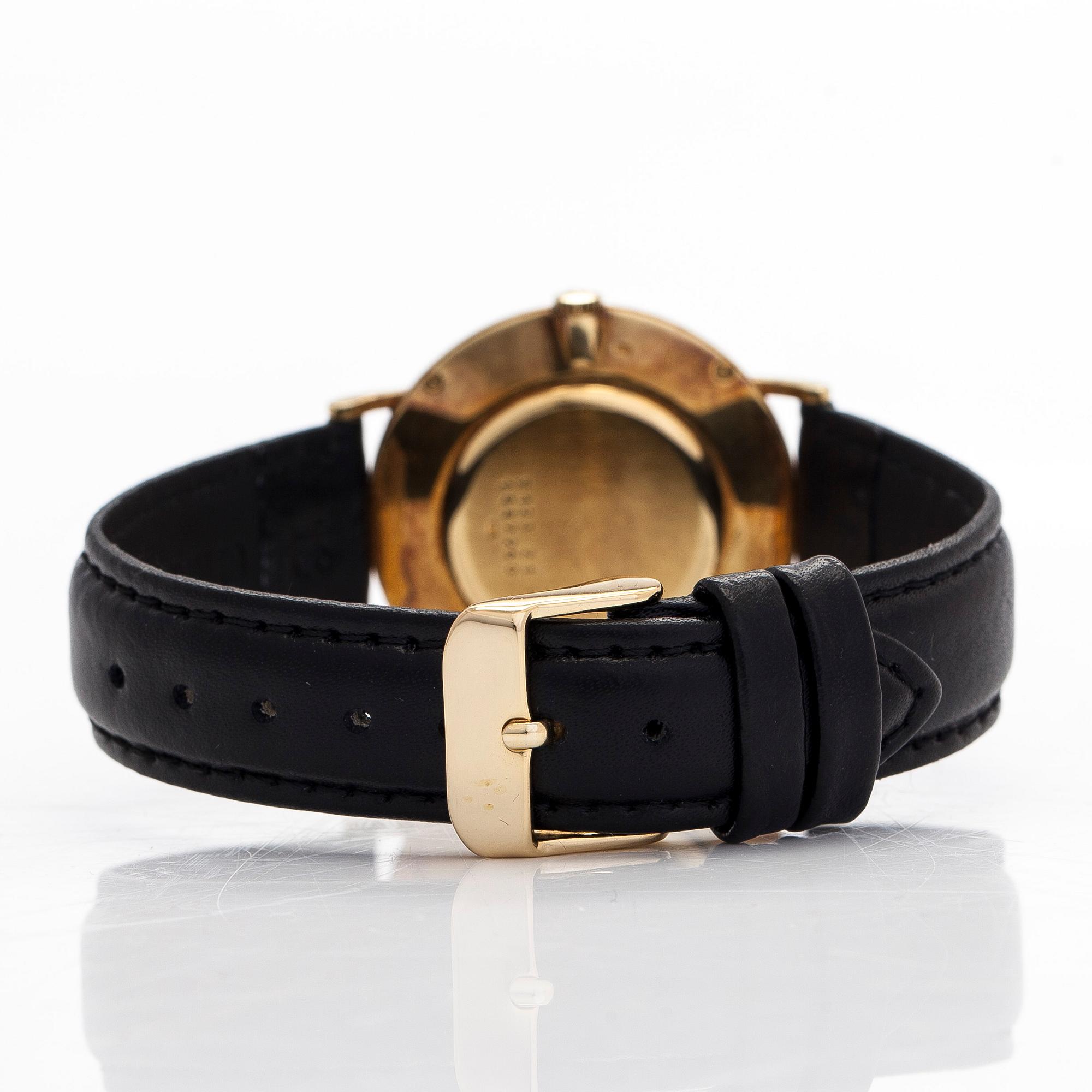 Jaeger-LeCoultre, Vogue, "Onyx dial", wristwatch, 34 mm.