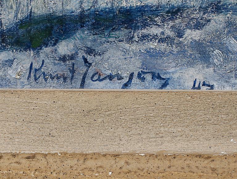 KNUT JANSON, olja på pannå, signerad och daterad -47?.