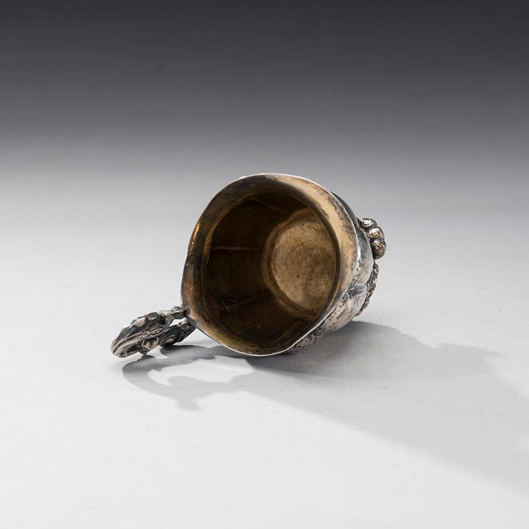 GRÄDDSNÄCKA, silver, Eric Wilhelm Gellerstedt (1842-1856), Härnösand 1851. Vikt 117,5 g.