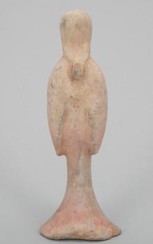 SKULPTUR, lergods, Kina, Han-stil.