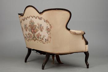 SOFFA, rokokostil, 1800-talets slut.