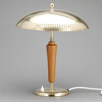 BORDSLAMPA, mässing, 1900-talets mitt.