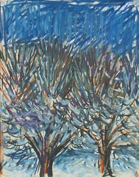 Inge Schiöler, Träd i snö.