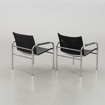 A PAIR OF TORD BJÖRKLUND "KLINTE" ARMCHAIRS BY IKEA.