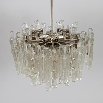 Taklampa, "Ice block chandelier", J.T Design, Kalmar, Österrike, 1960-tal.
