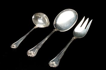 A set of 49 pcs silver cutlery weight ca 2300 gr.