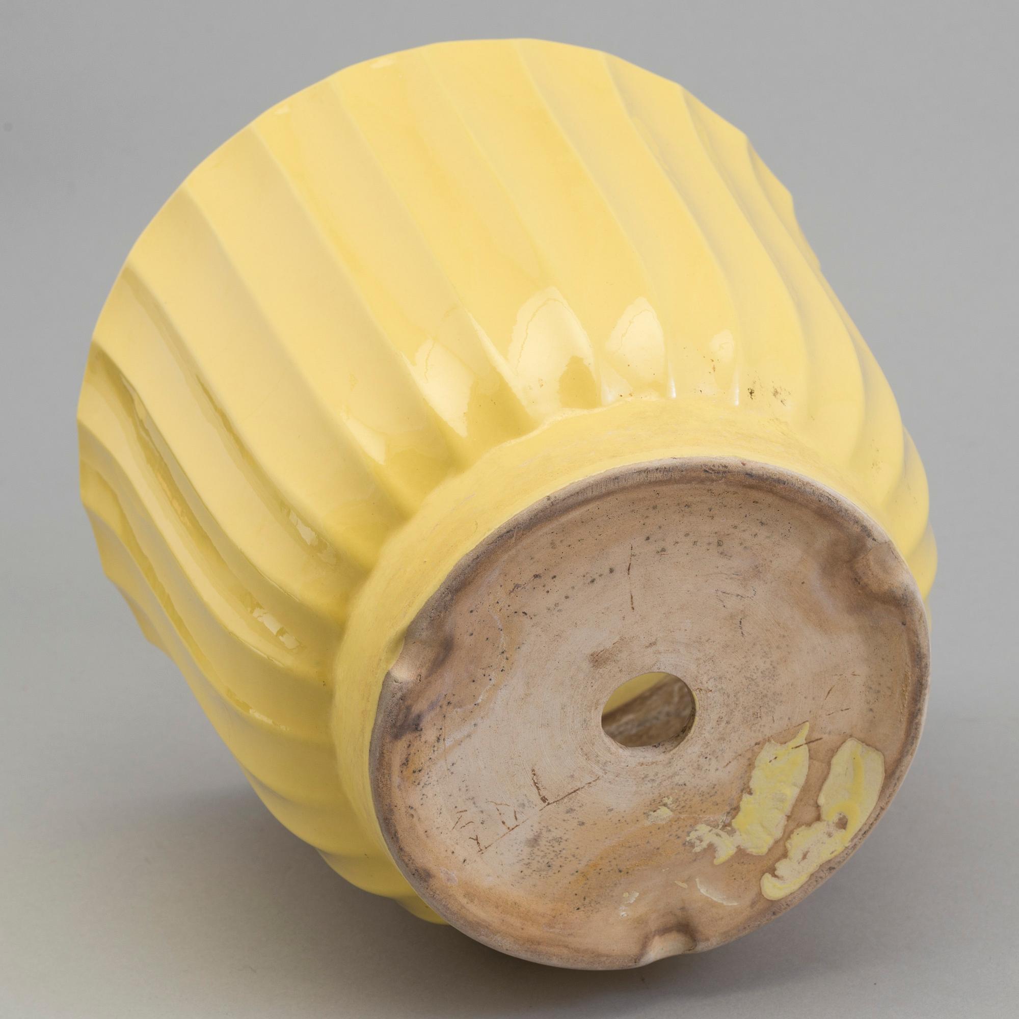 EWALD DAHLSKOG, ytterfoder samt underfat, fajans, "Tellus", Bo Fajans, 1930/40-tal.