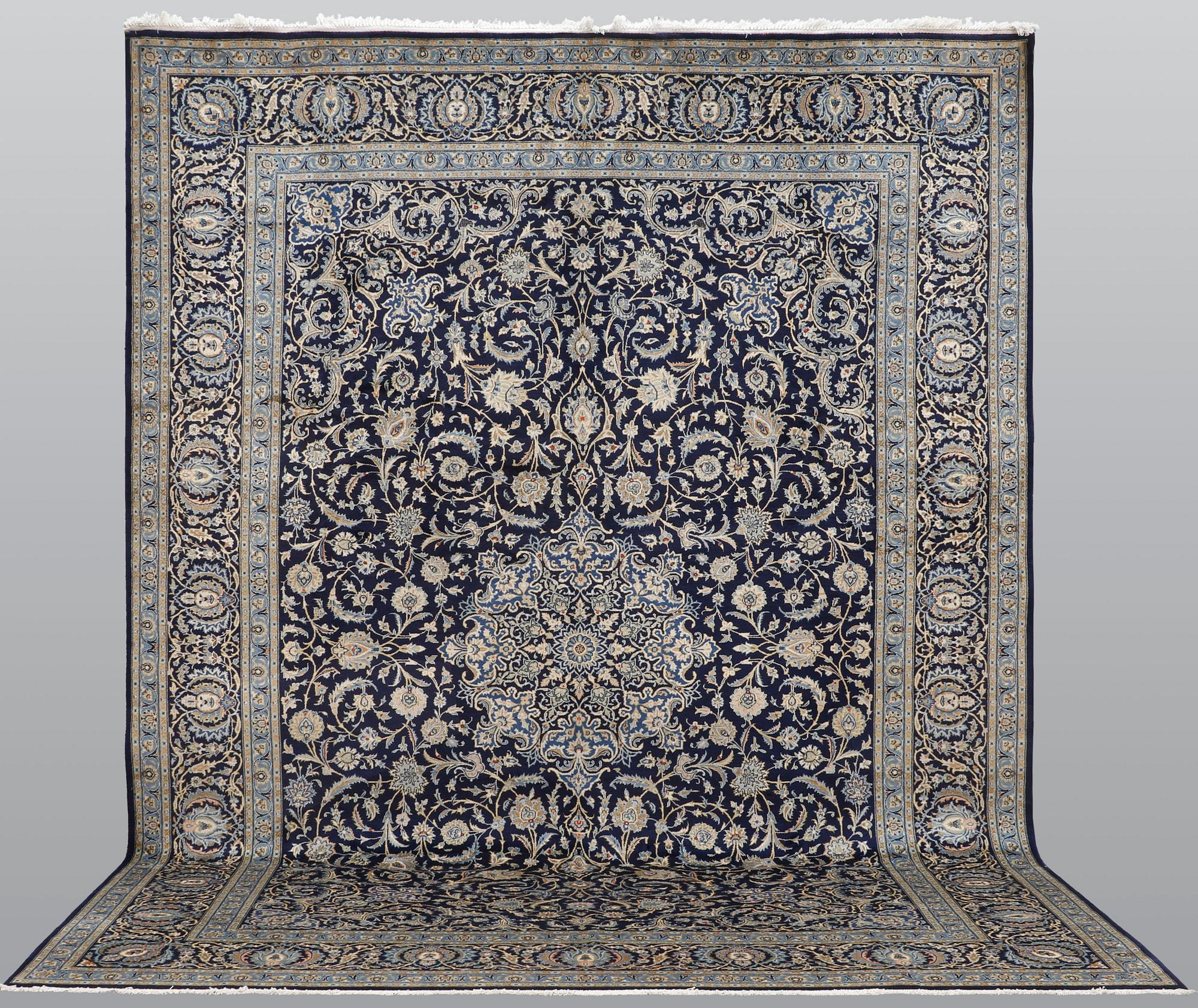 A carpet, Kashan, ca 423 x 313 cm.