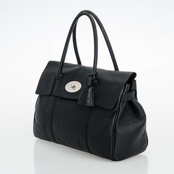 Mulberry, a black leather 'Bayswater' handbag.