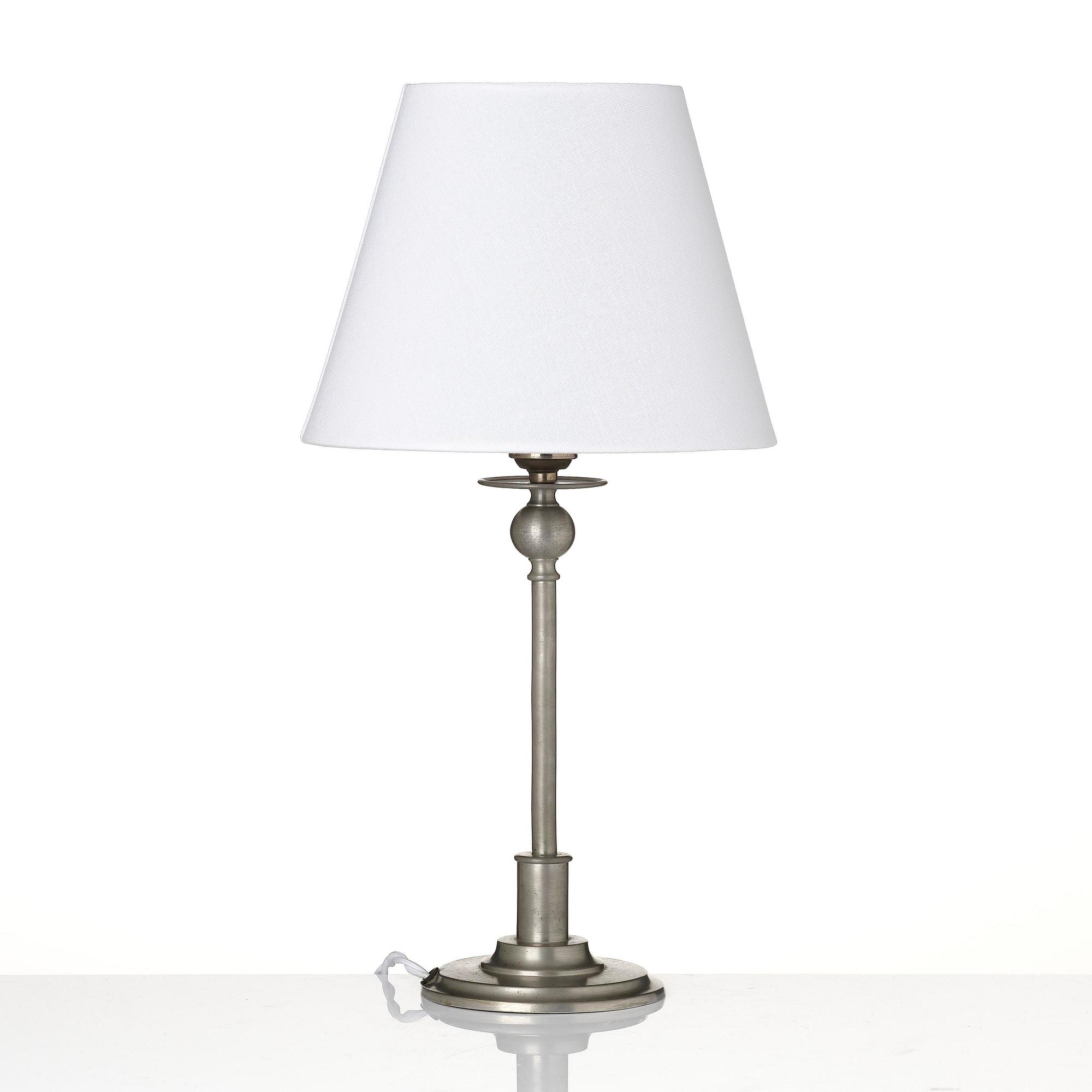 Firma Svenskt Tenn, a pewter table lamp model "A 520", Stockholm, 1928.
