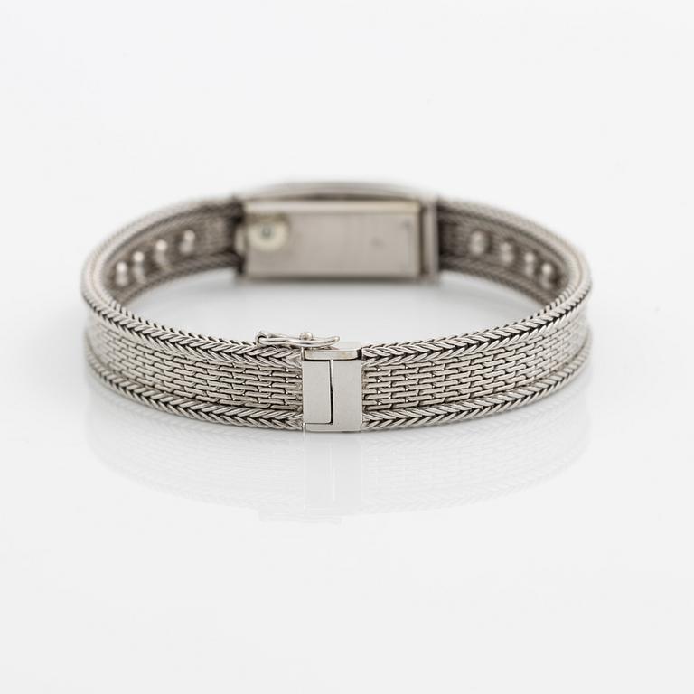 Aftonklocka/smyckeur, Blancpain,  18K vitguld med briljantslipade diamanter.