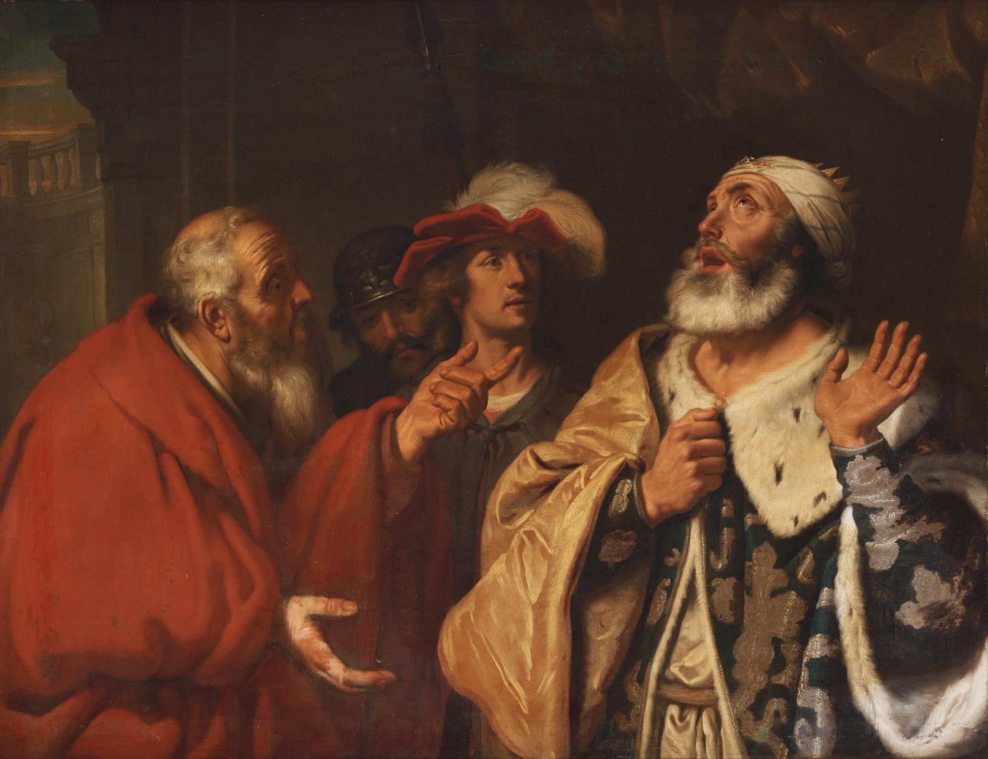 Lambert Jacobsz, Kung David tillrättavisas av profeten Natan.