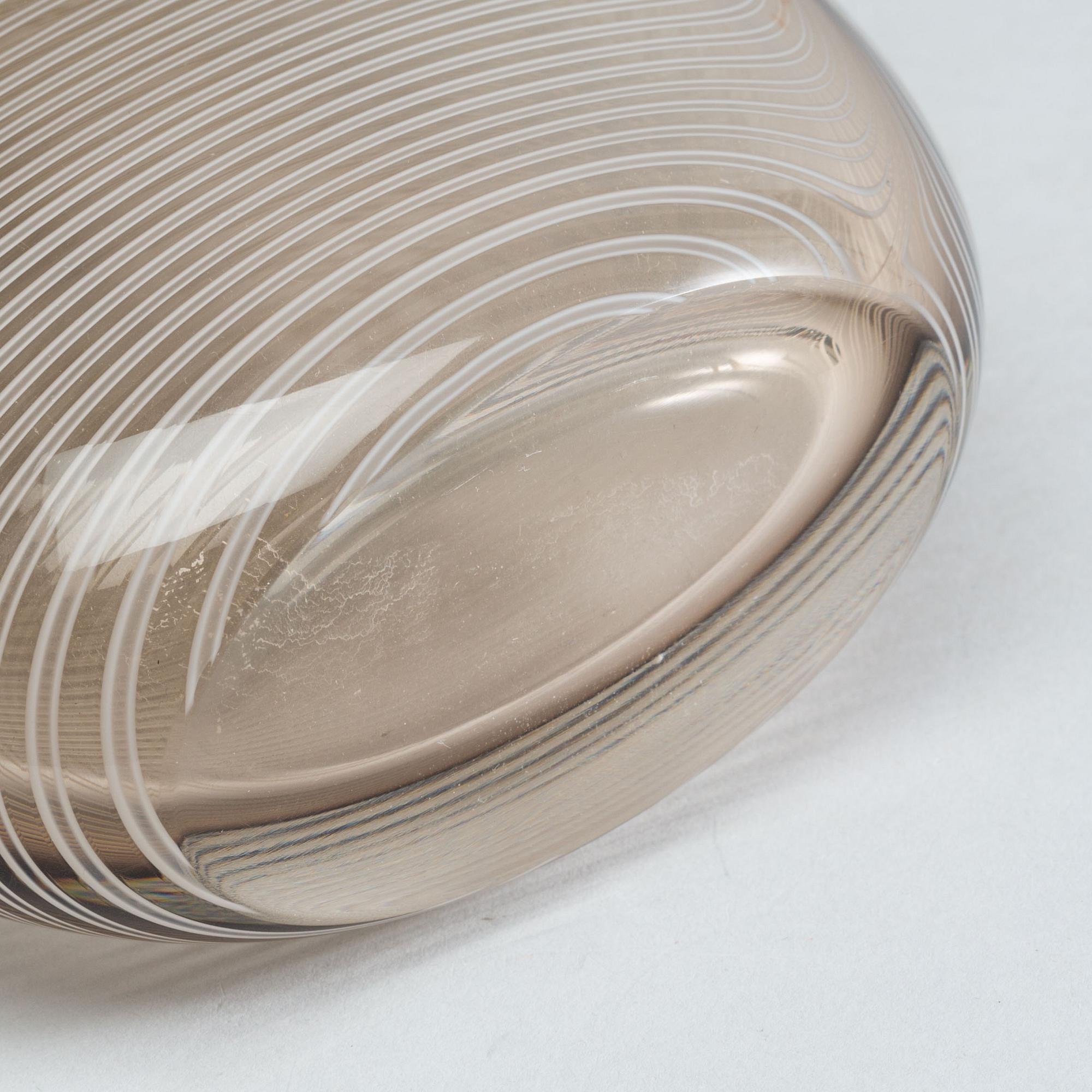 A "cappa" Murano glass vase.