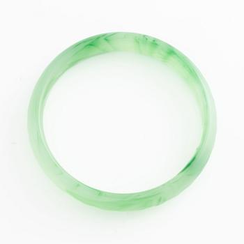 Jade bracelet.