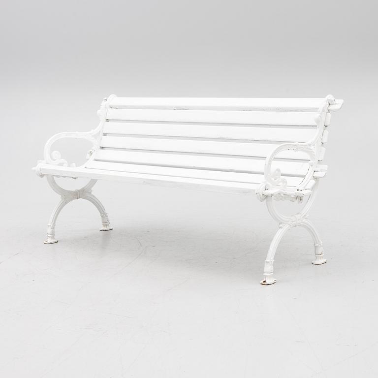 Trädgårdssoffa, Näfveqvarns Bruk, tidigt 1900-tal.