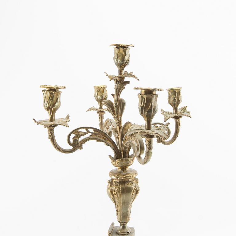 Candelabrum Louis XV style, first half of the 20th century.
