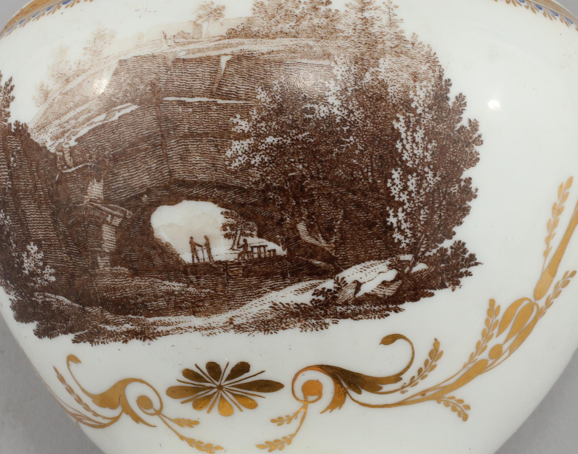 KANNA, porslin, Meissen, 1800-talets senare del.