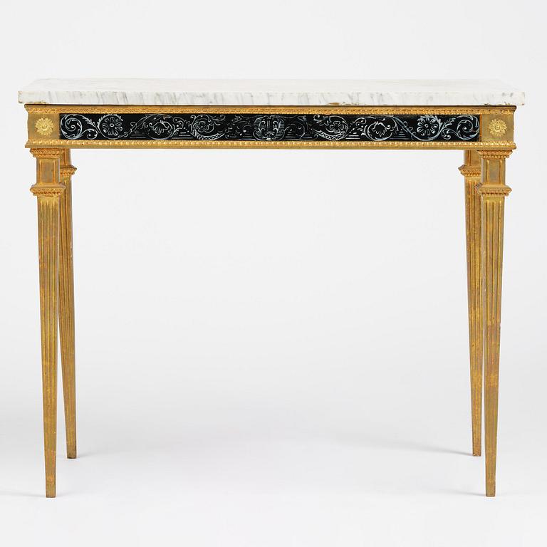 Konsolbord, Stockholmsarbete, omkring år 1800, Sengustavianskt.