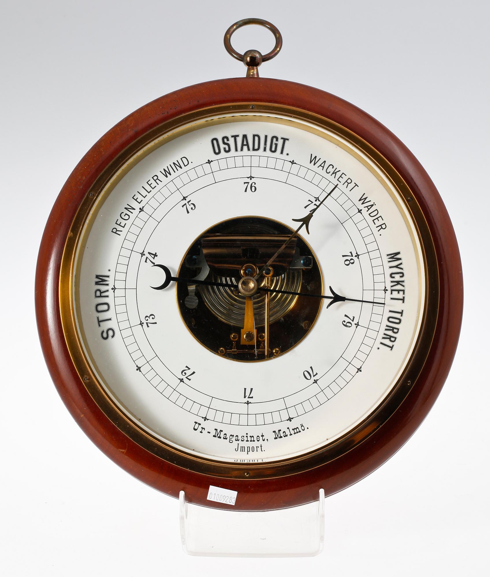 BAROMETER. 1900-talets andra hälft.