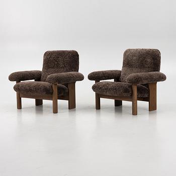 Anderssen & Voll, a pair of 'Brasilia' armchairs, Audo Copenhagen, Denmark.