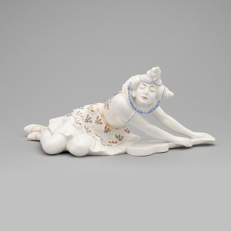 FIGURIN, porslin, Selb-Bavaria, K.Tutter, Bavaria 1920-tal.
