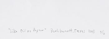 Carl Michael von Hausswolff, blandteknik/collage på papper, 2008, signerad 5/6.