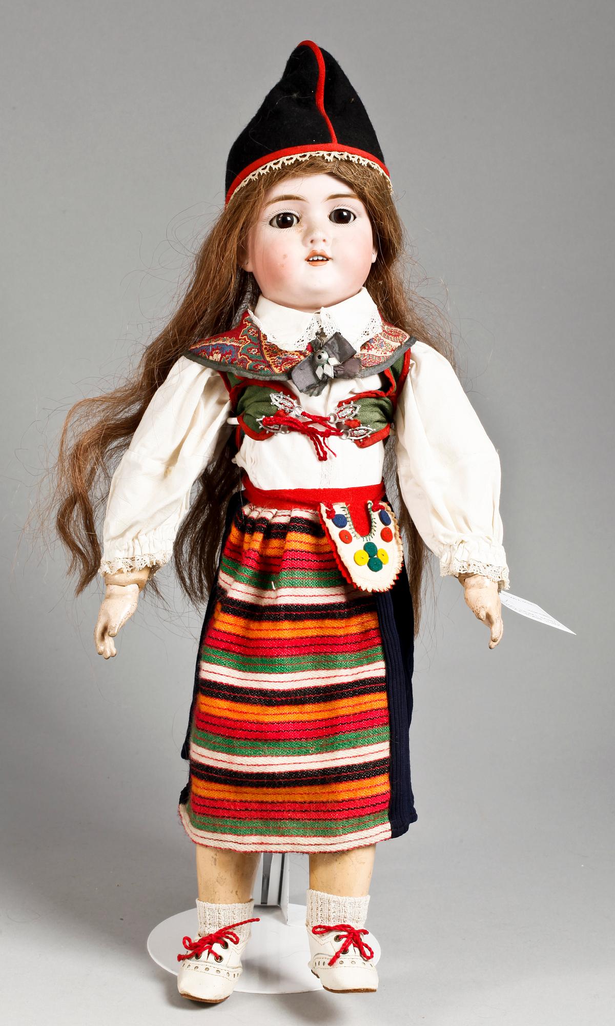 BISKVIFLICKDOCKA, Kley & Hahn, Valküre, Tyskland. 1900-talets början.